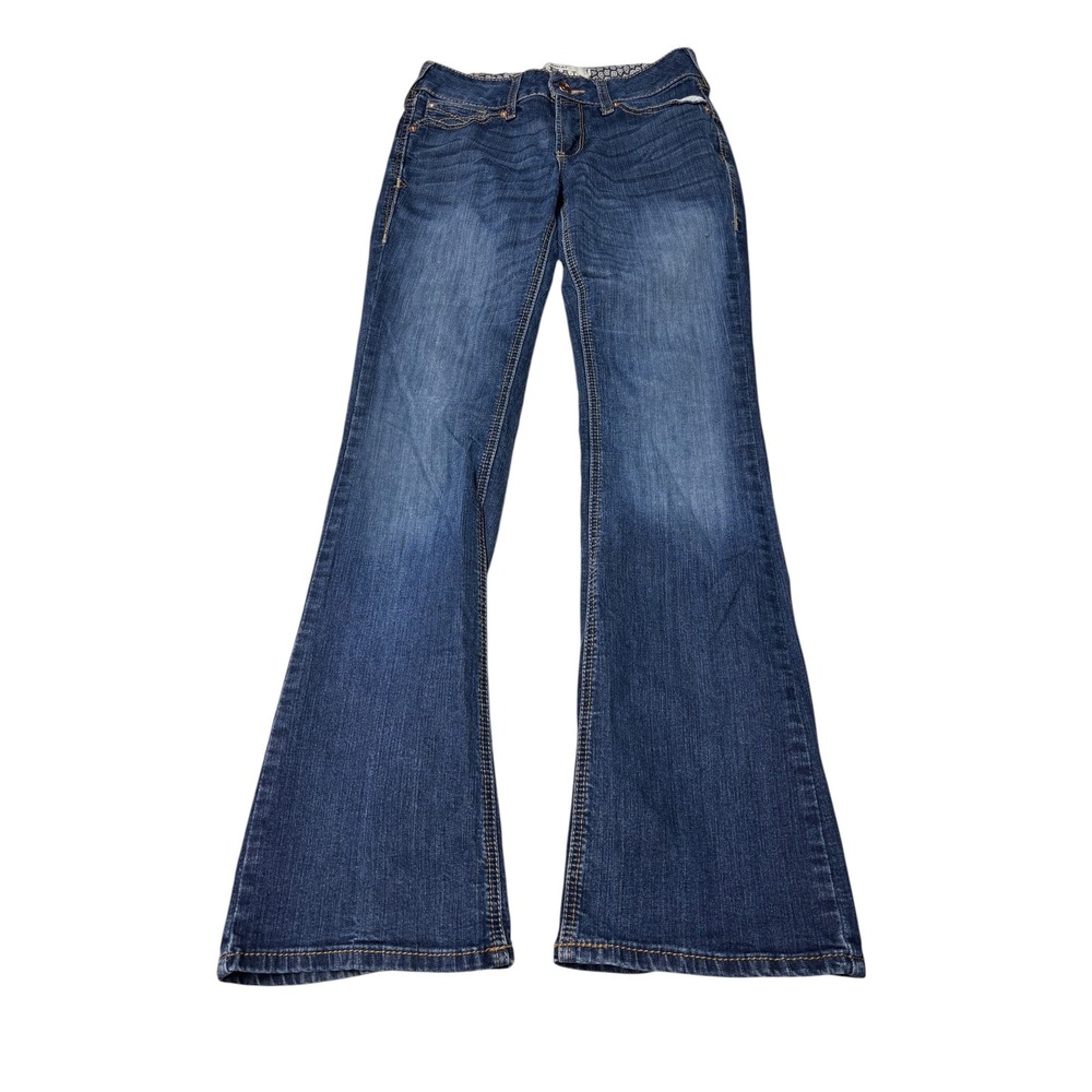 Ariat REAL Denim Rosa Bootcut Jeans Medium Wash Womens 28R L32 Stretch Western